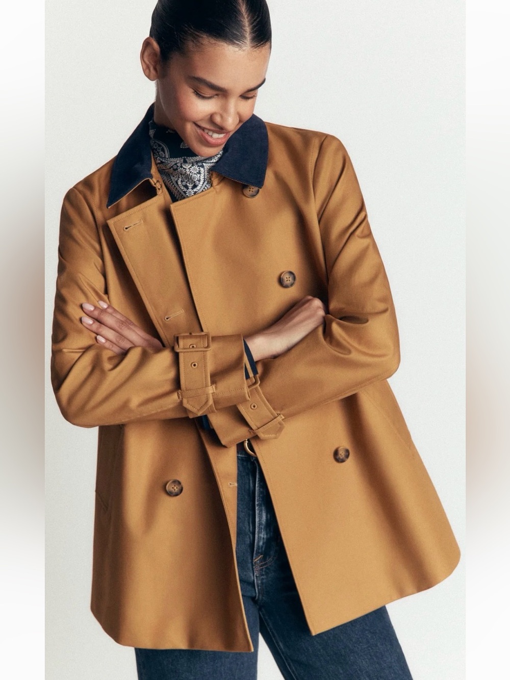 NWT Boden Swing Box Short Trench
